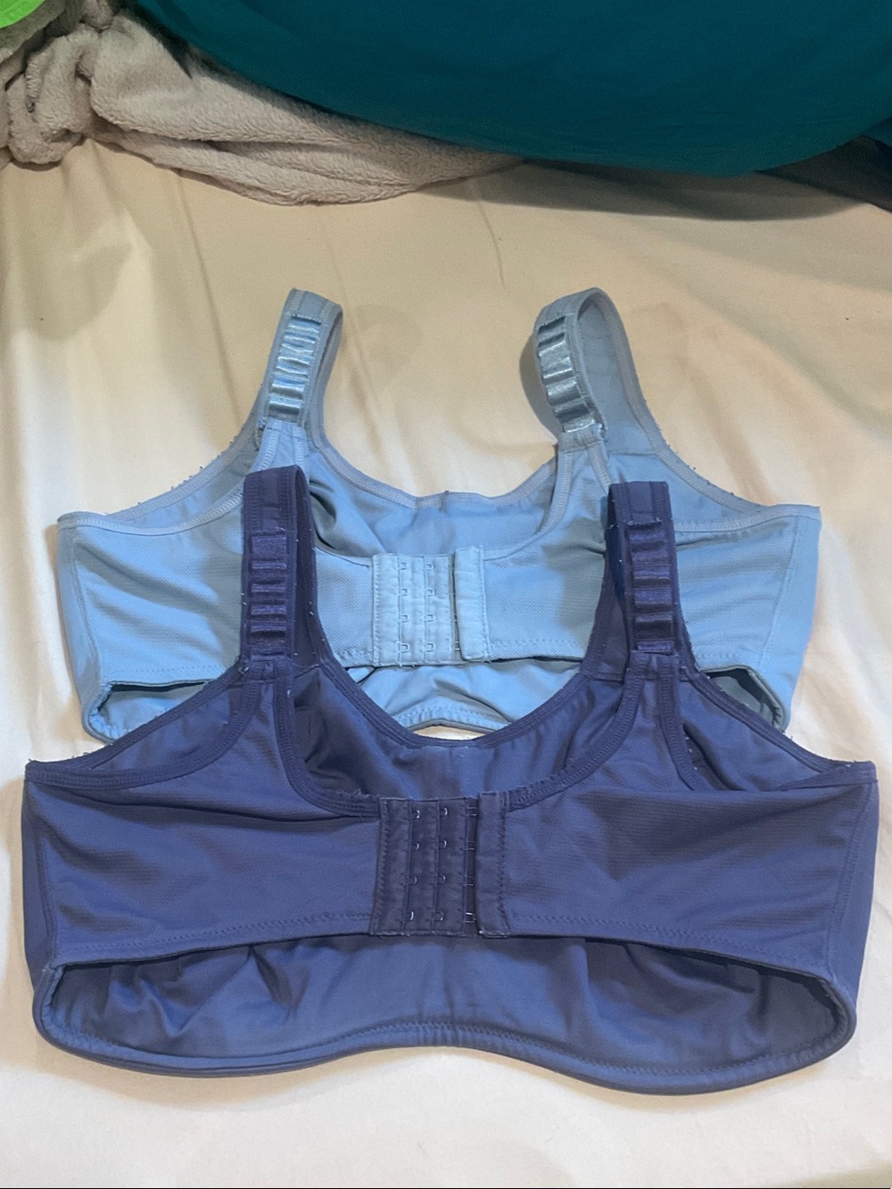 Wacoal Light Blue and Periwinkle Wireless Support Bras Duo - Picture 2 of 8